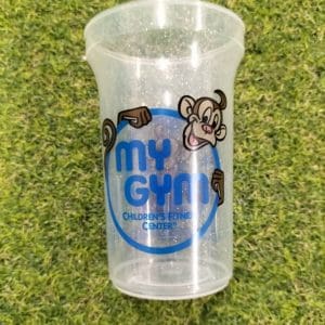 Mymo glitter transparent plastic cup